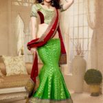 Fishtail Lehenga Bridal Party Wear Dress For Indian Brides