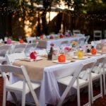 Backyard wedding reception ideas