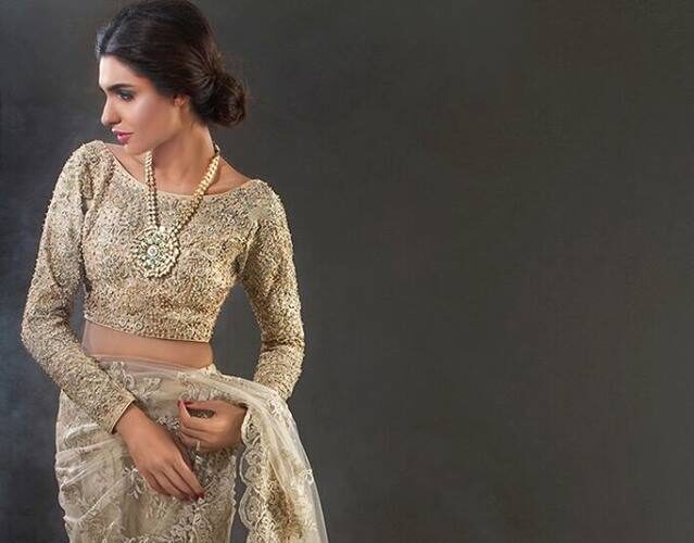 Summer Formal Bridal Wear By Nadia Farooqui 2016