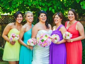 Rainbow Bridesmaid Dresses Full Of Colors And Love